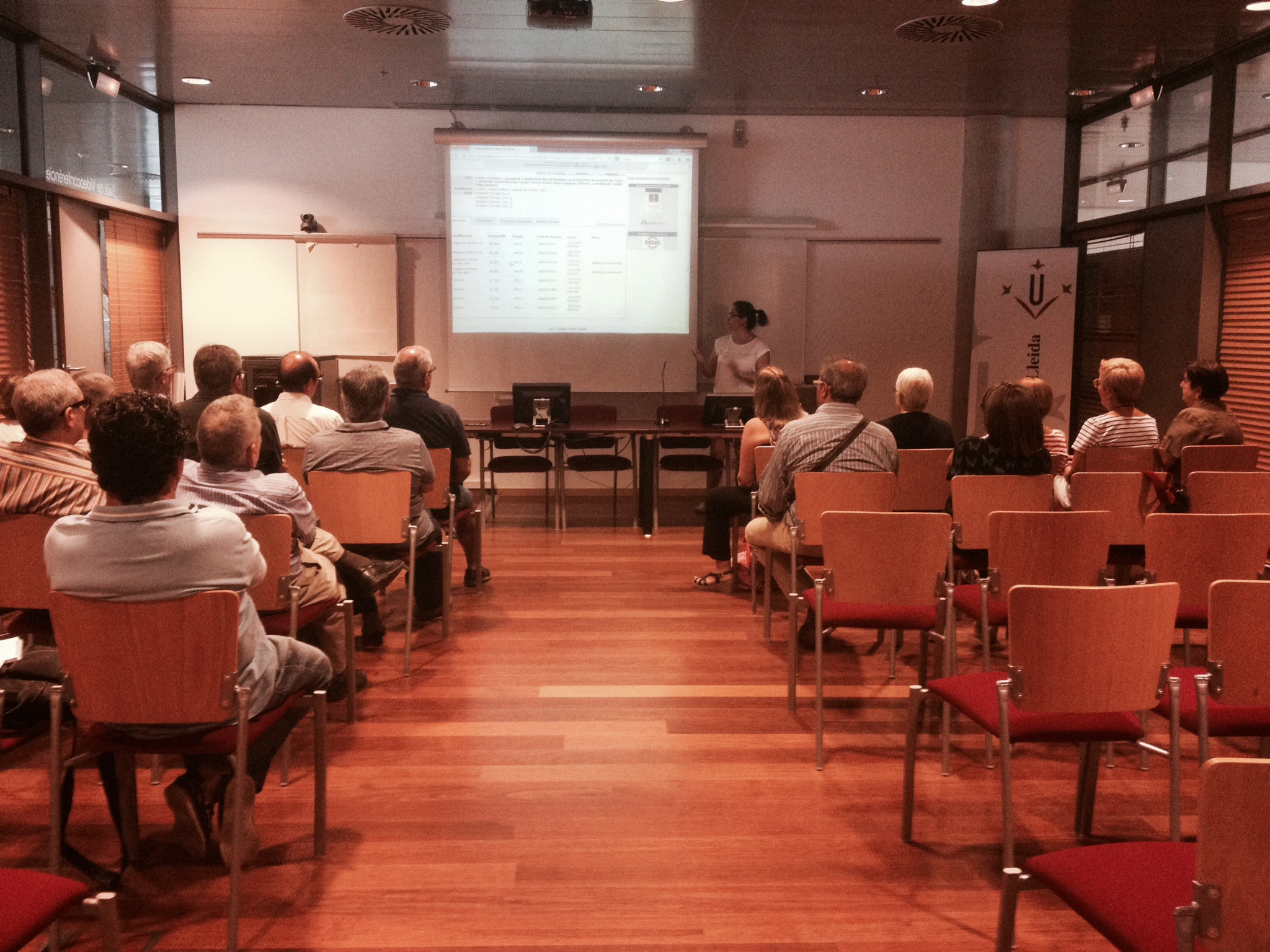 Jornada d'acollida als alumnes del Programa Sènior (Biblioteca de Cappont)