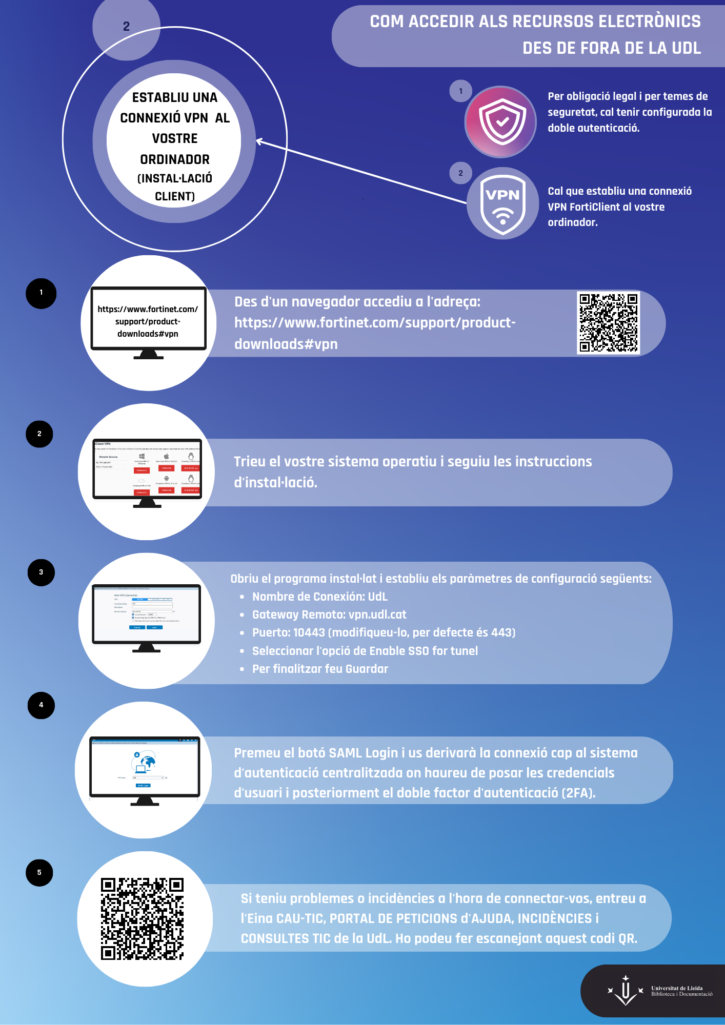 Establiu una connexió VPN al vostre ordinador