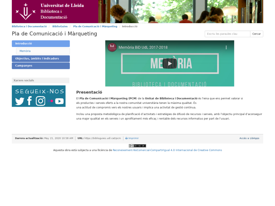 Biblioguia Pla de comunicació i màrqueting