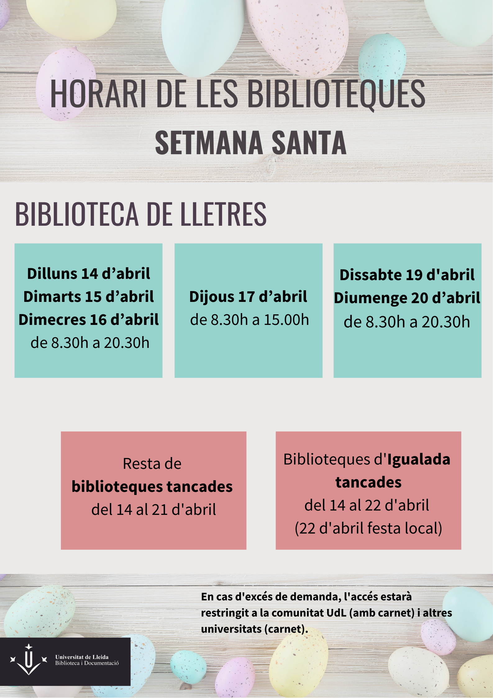 cartell Setmana Santa