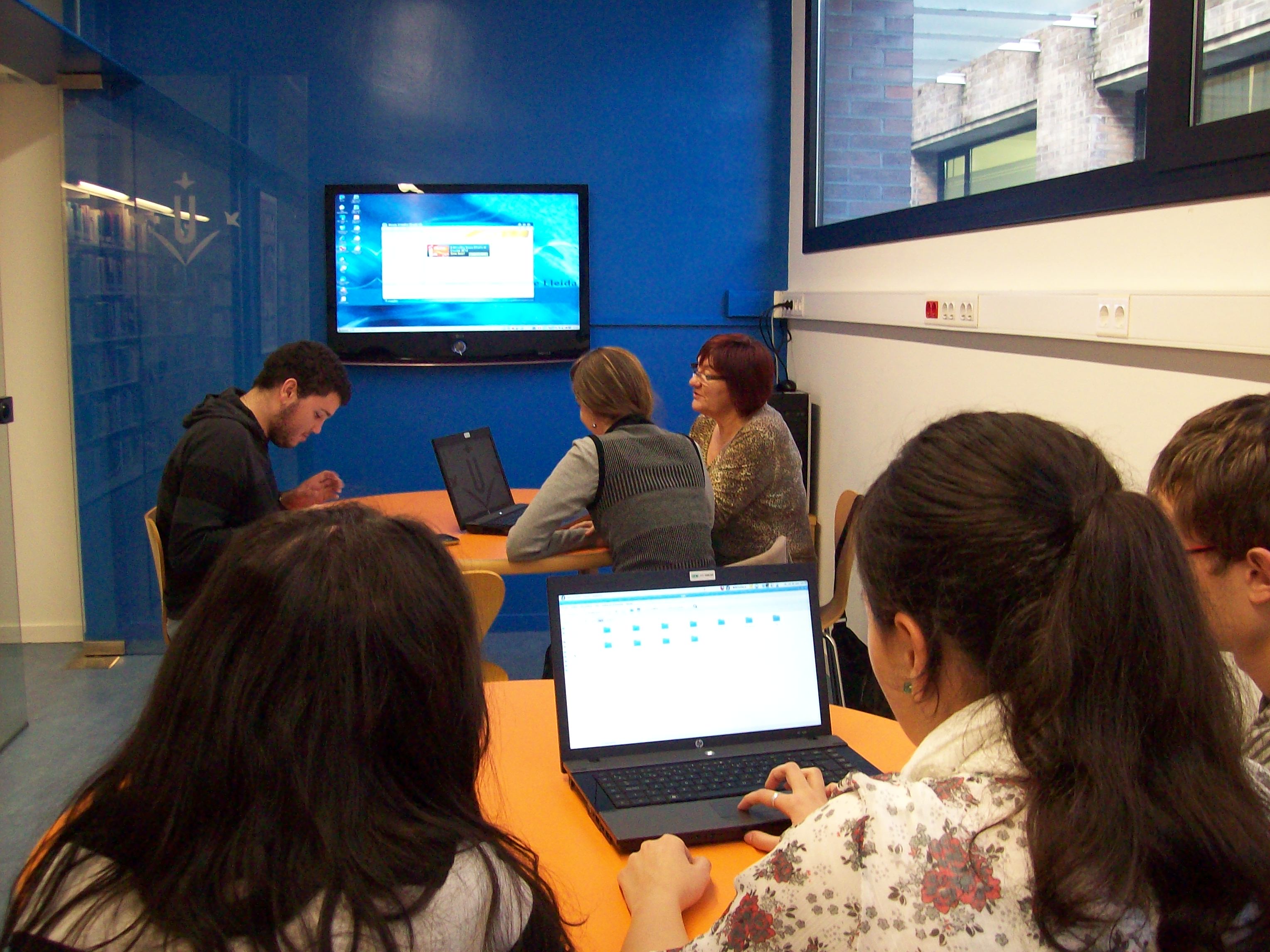 Biblioteca de Lletres. Espai de treball col·laboratiu 2-4