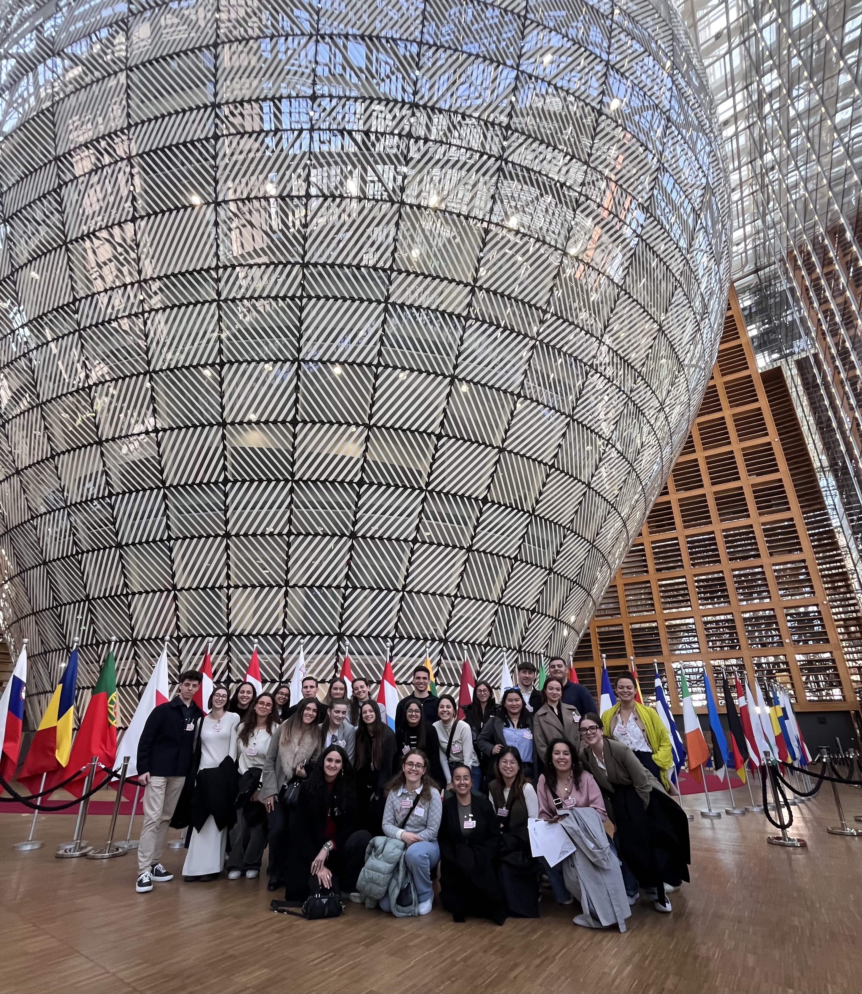 Visita a les institucions europees