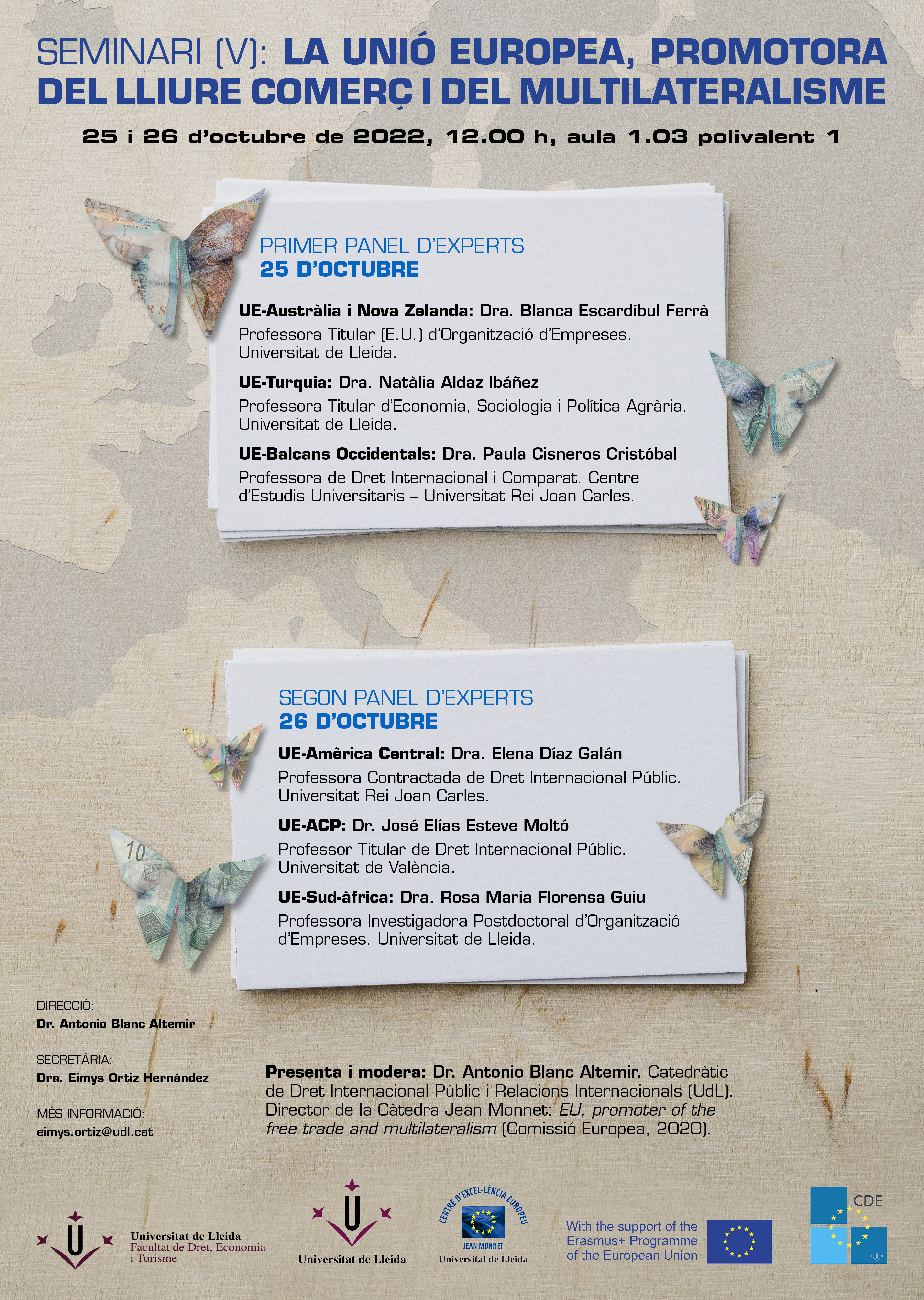 V Seminari Unió Europea (cartell)