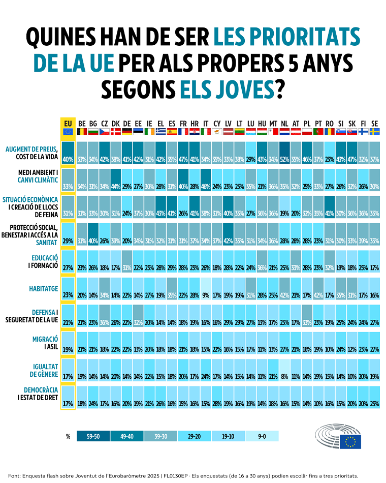 Enquesta eurobaròmetre joves